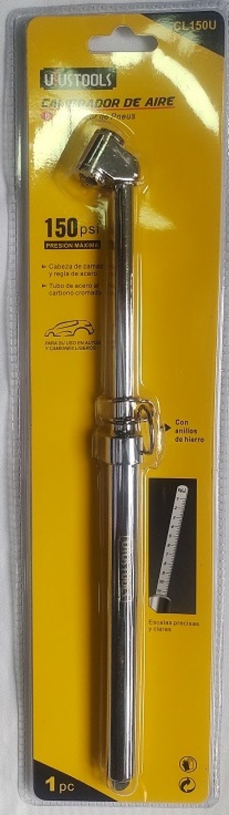CALIBRADOR DE LLANTAS 150 PSI