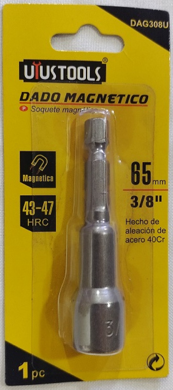 ADAPTADOR TALADRO 3/8" 