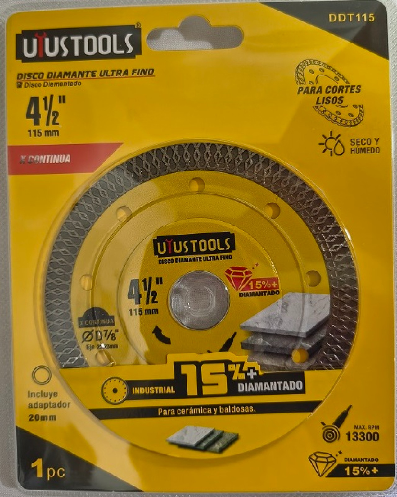 DISCO DIAMANTADO ULTRA FINO 1.4MM  4½