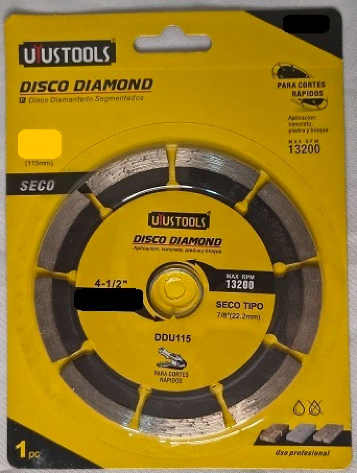 DISCO SEGMENTADO 14"