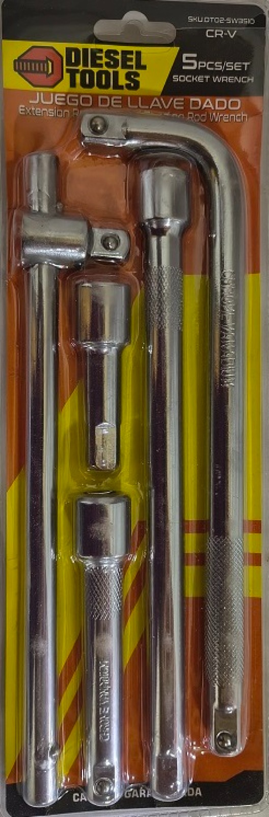 JUEGO DE EXTENSIONES Y PALANCA - 1/2"