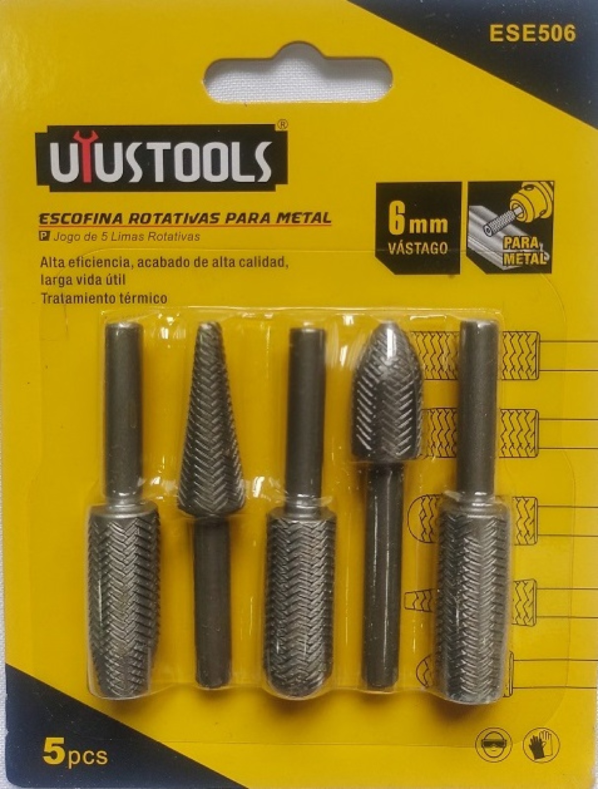 PUNTA ROTATIVA 5 PCS