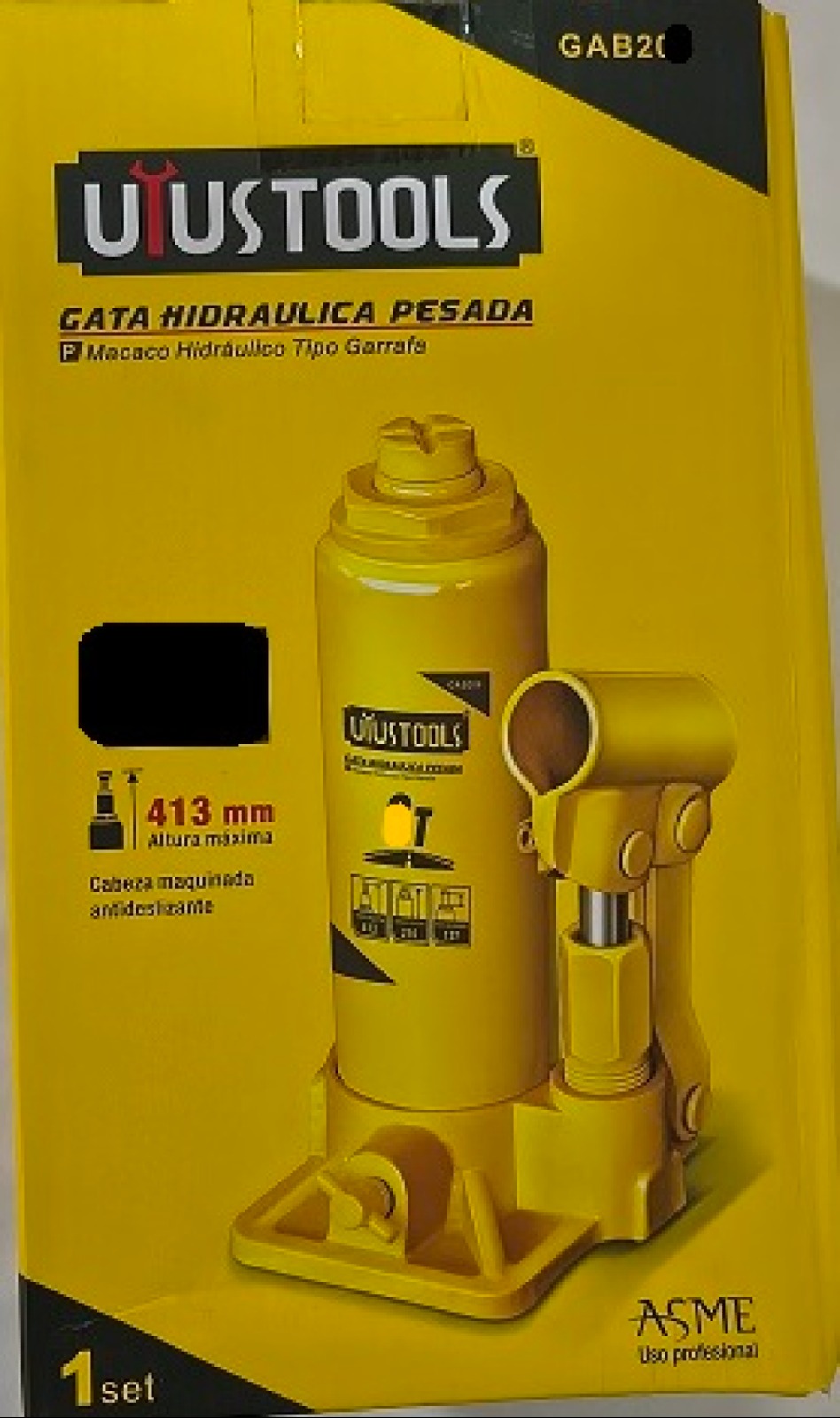GATO HIDRÁULICO BOTELLA 6 TON