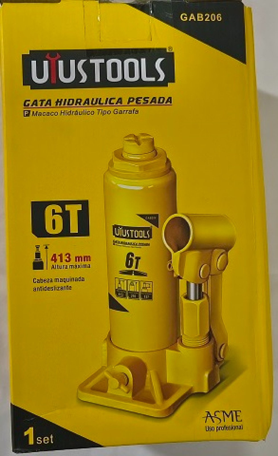 GATO HIDRÁULICO BOTELLA 8 TON
