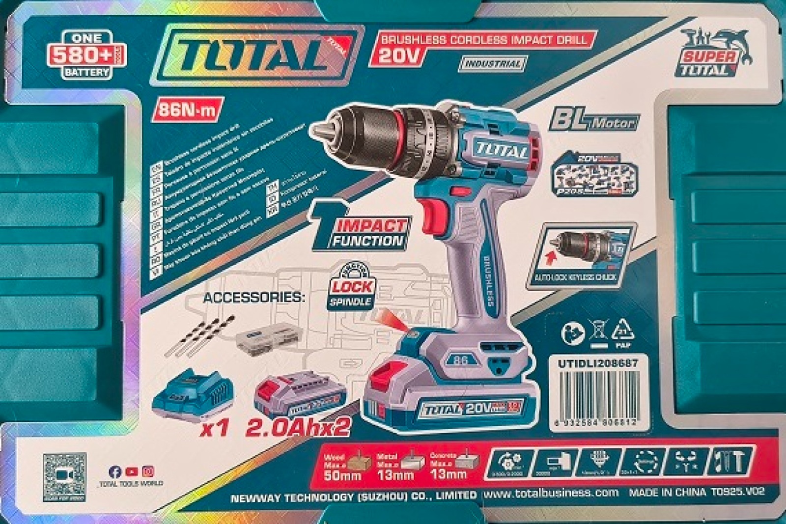 TALADRO INALAMBRICO 20V