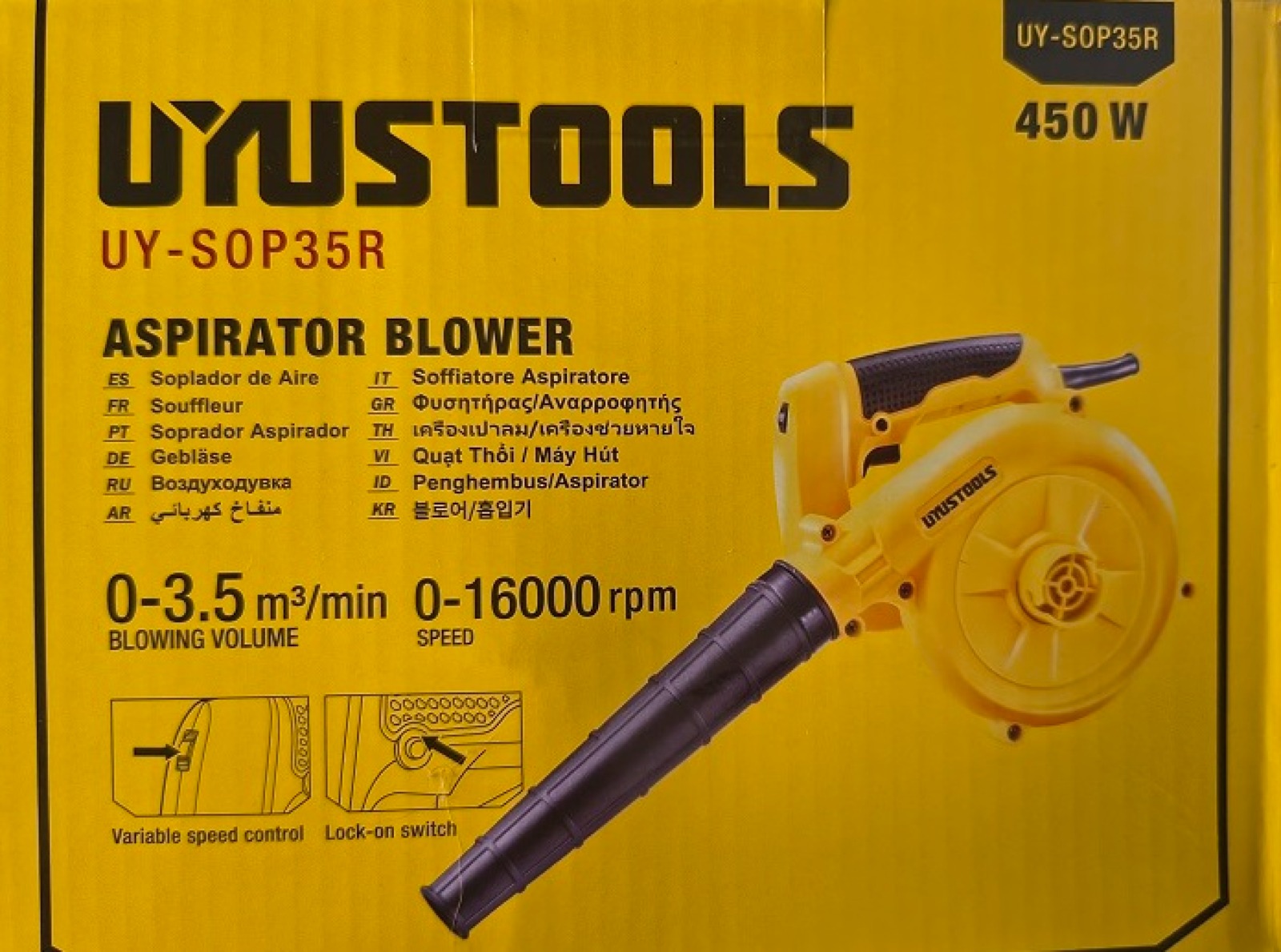 SOPLADOR ELECTRICO 450W