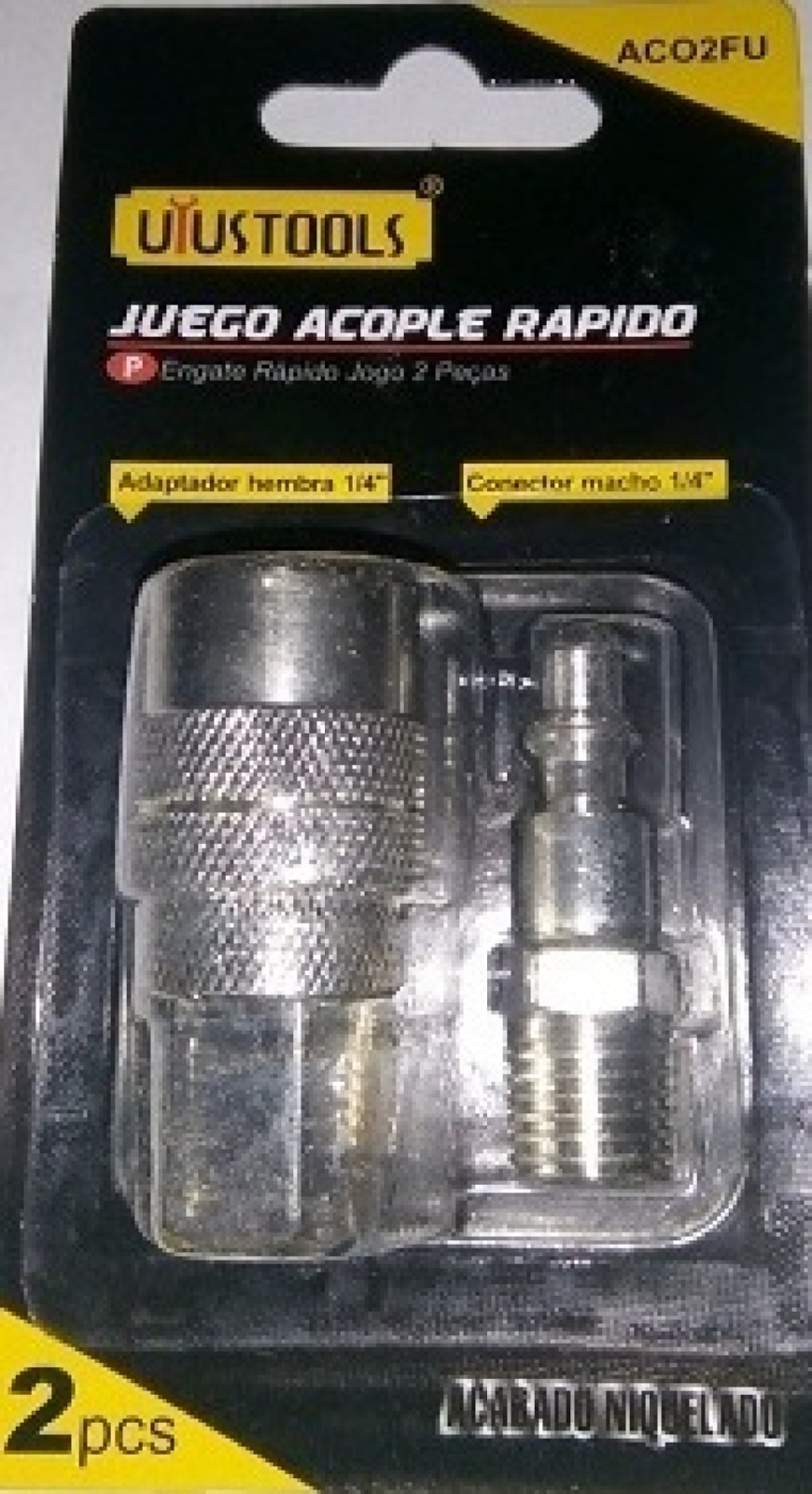 ACOPLES RÁPIDOS 2 PIEZAS