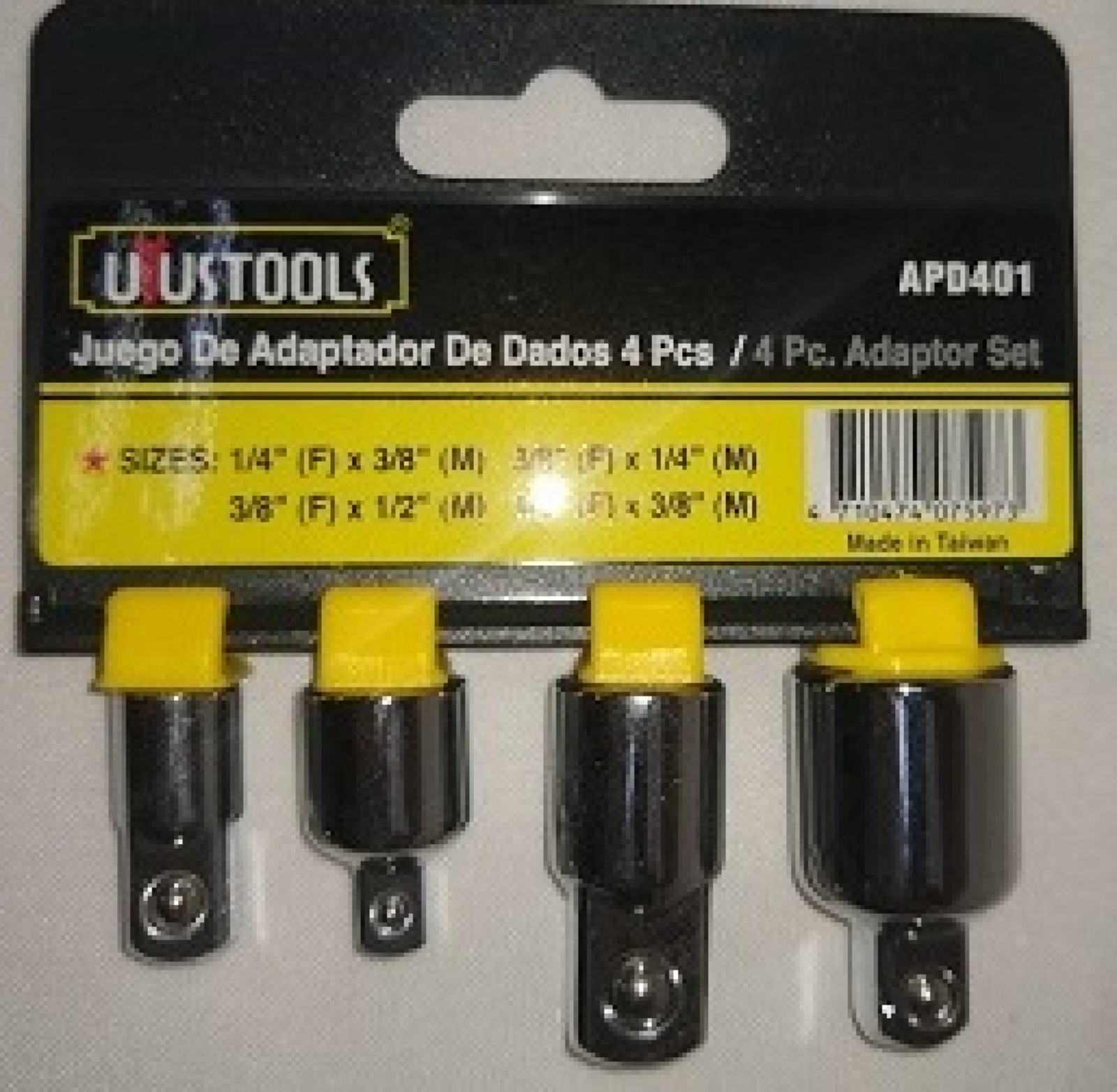 JUEGO DE ADAPTADORES 4 PCS