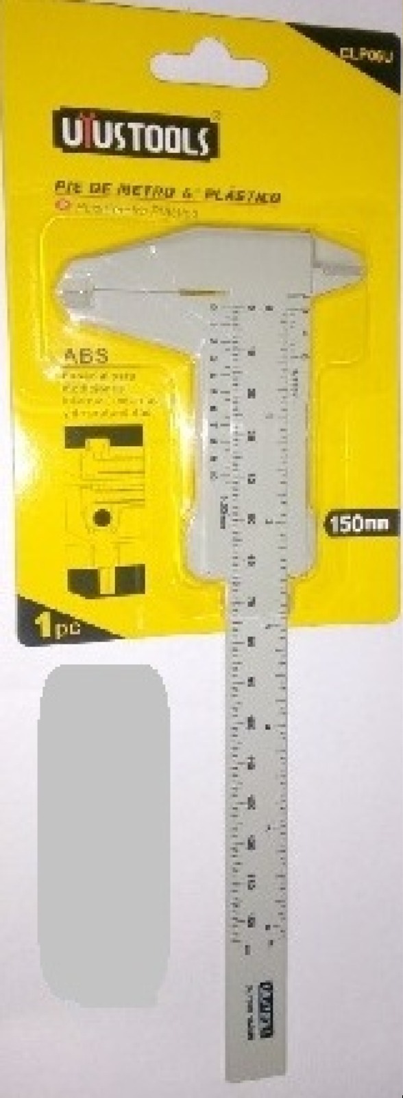 CALIBRADOR PLÁSTICO 6"