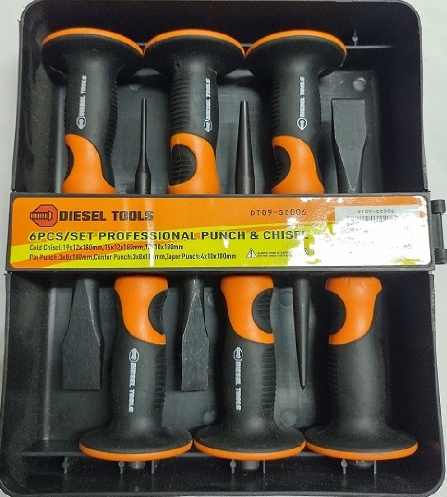 JUEGO CINCELES Y BOTADORES 6 PCS