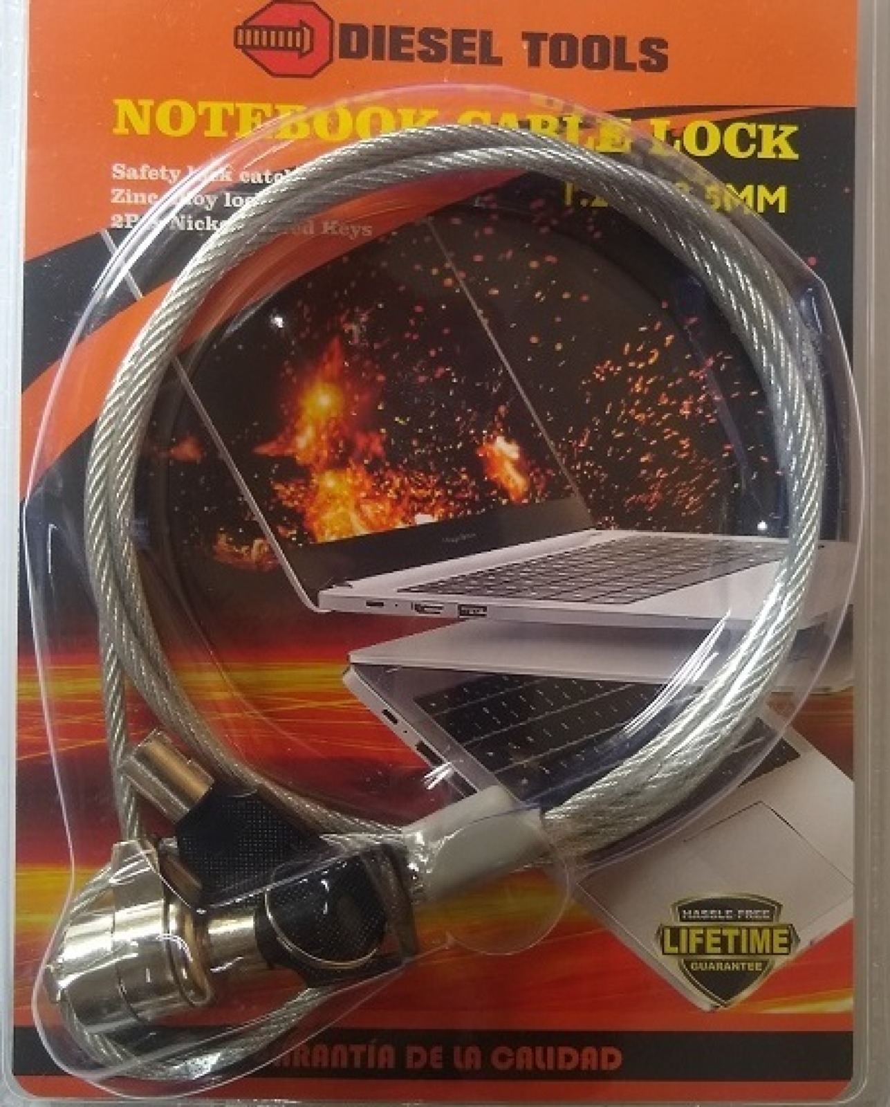 CANDADO-CABLE PARA PORTÁTIL