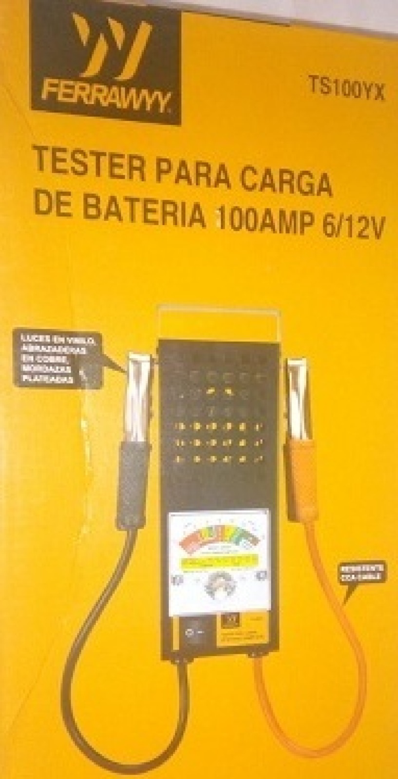 CHEQUEDOR DE BATERÍAS PORTÁTIL