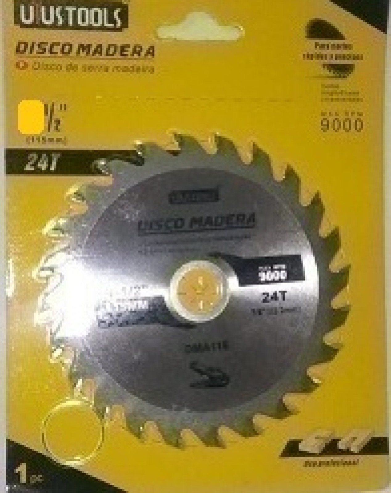 DISCO CORTE DE MADERA 10" 60T