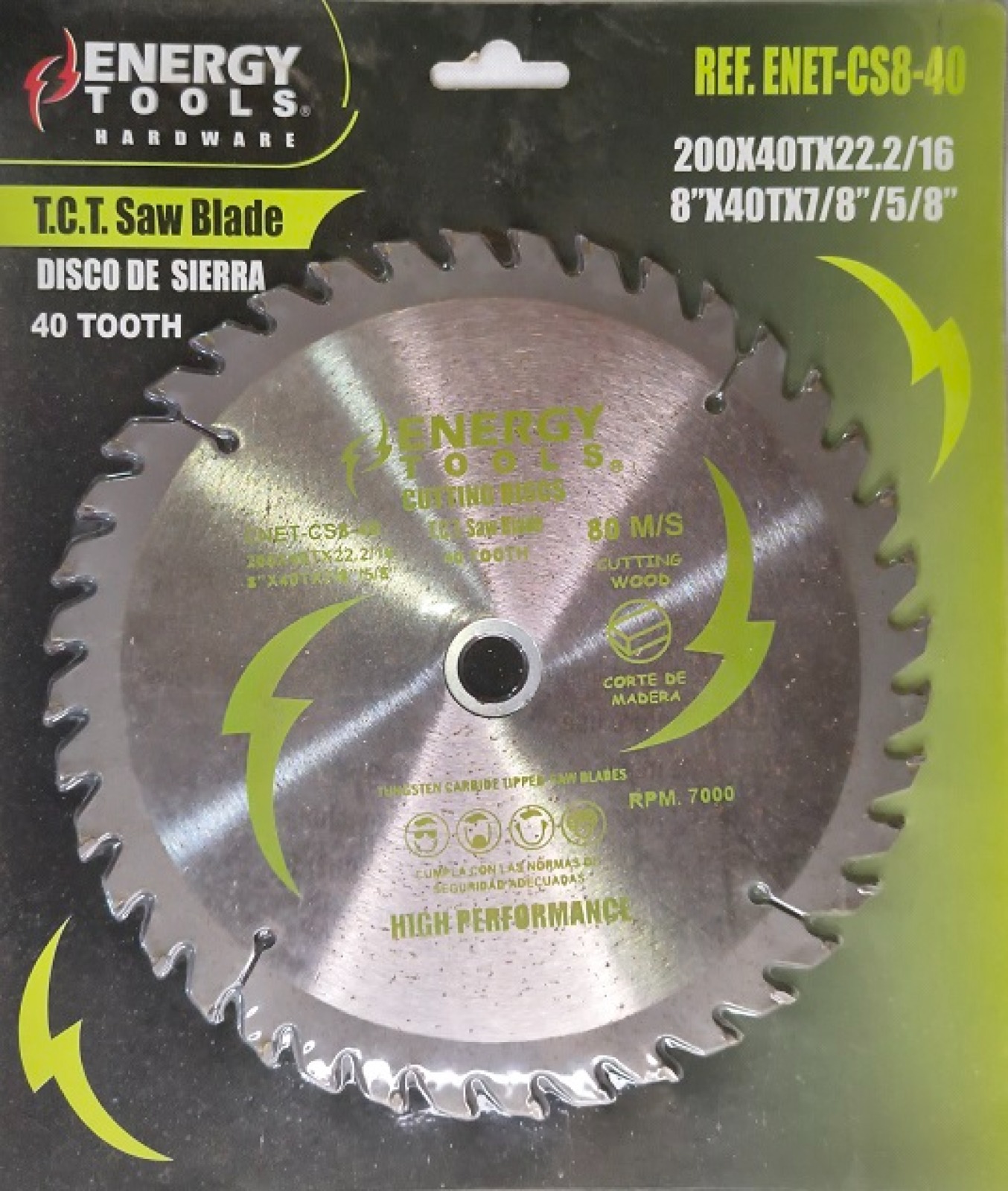 DISCO CORTE DE MADERA 8¼ 40T