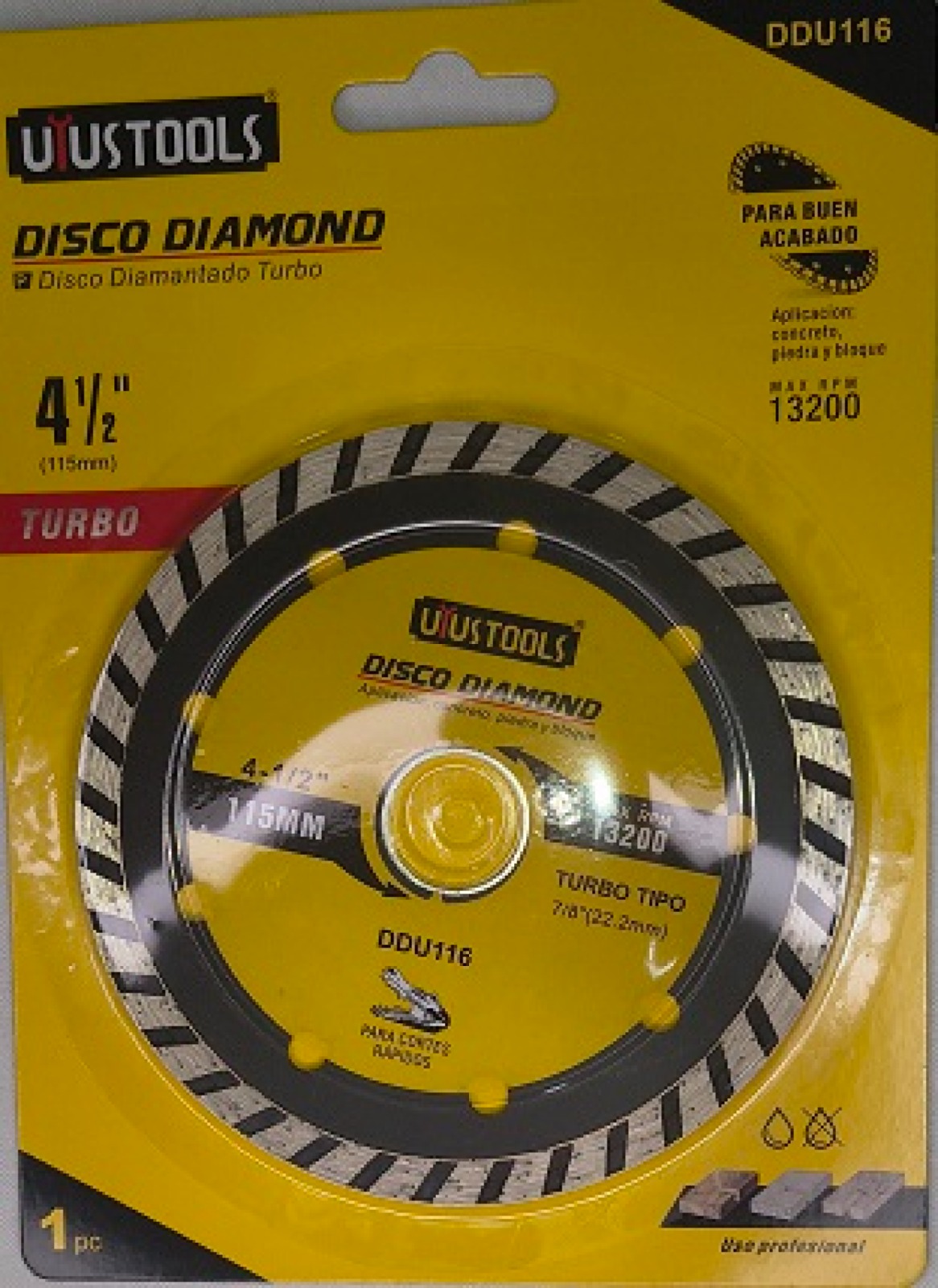 DISCO TURBO 4½"