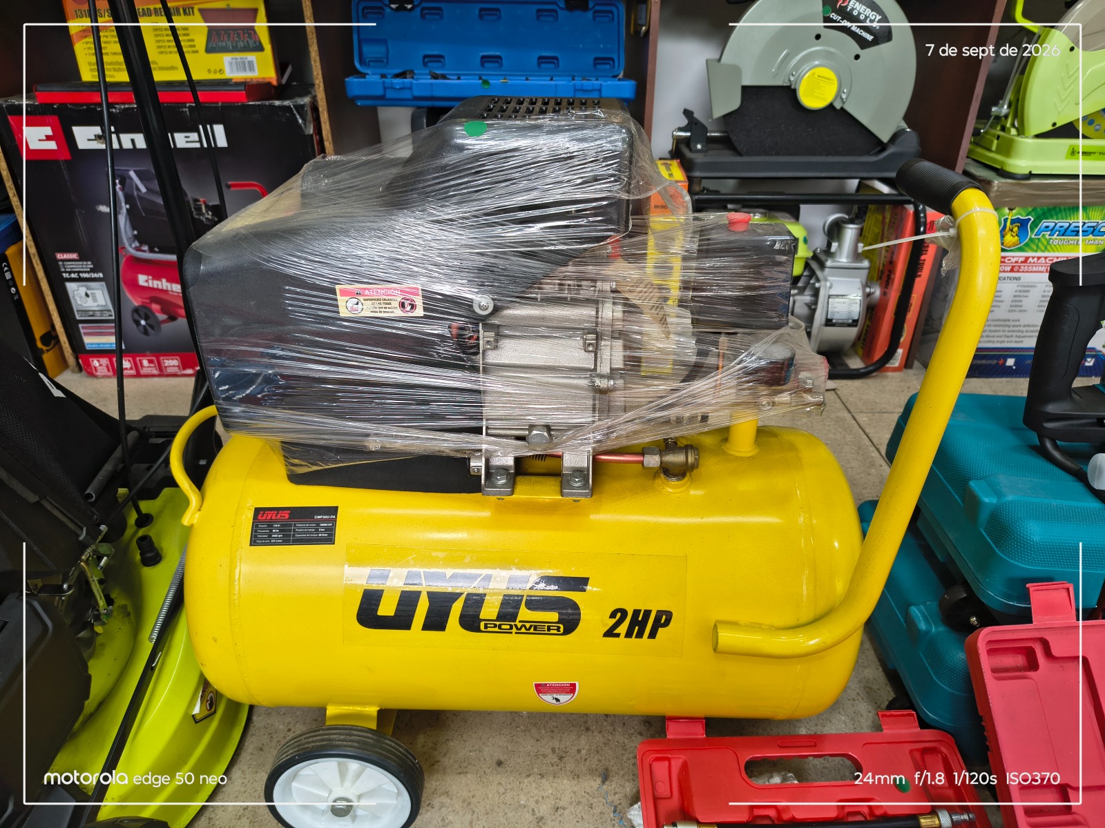 COMPRESOR 50 LITROS- 2 HP